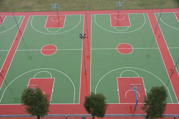 復合型硅PU球場 復合型硅PU球場